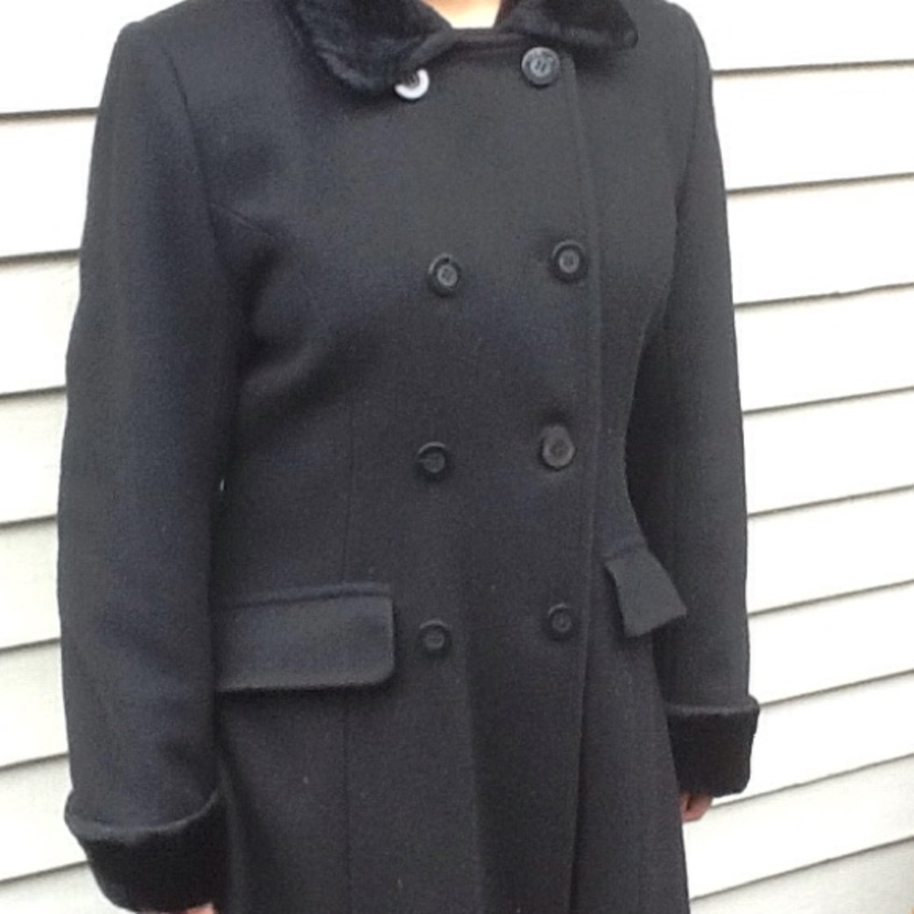 Beechers Brook long wool coat
